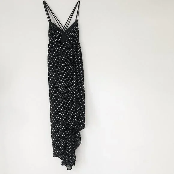BCBGeneration High Low Polka Dot Maxi Dress - Picture 6 of 11